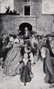 La caduta di Montcalm da Howard Pyle